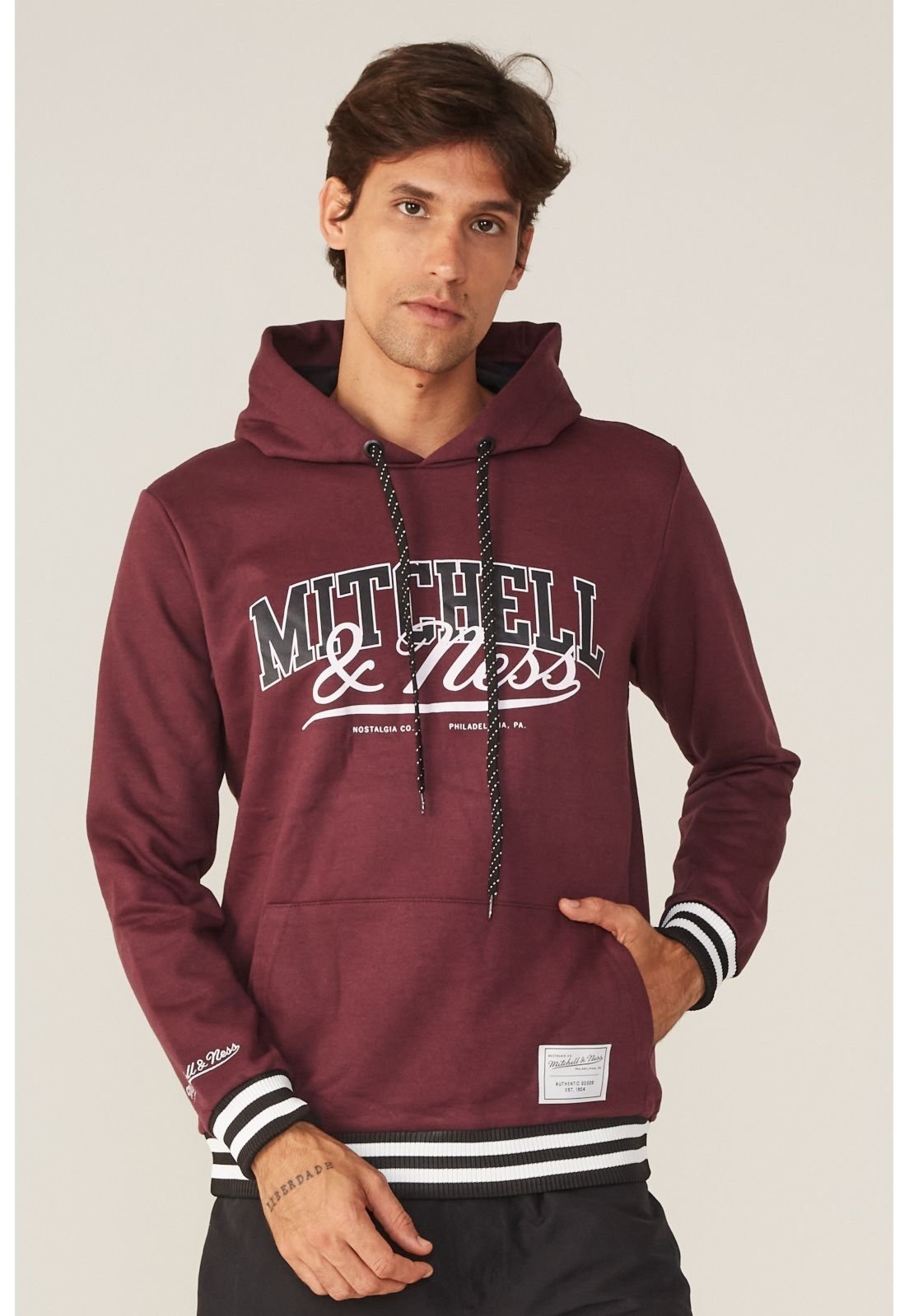 burgundy puma moletom com capuz